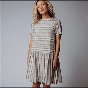 NWT Mod Ref 100% cotton drop waist dress.